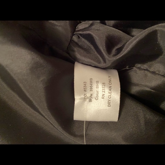 Artifacts brand 1x black/white patterned suit jackets lace trim cute pockets $25 - Picture 7 of 9